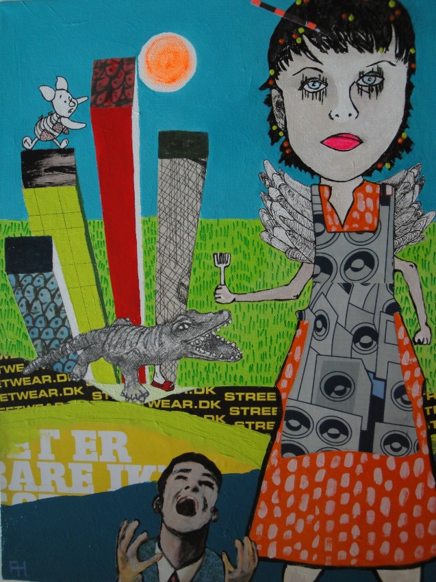 Annie goes to Hollywood (30 x 40 cm)