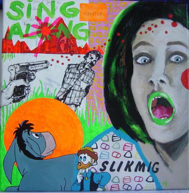 Sing along - and get a surprice! (30 x 30 cm)